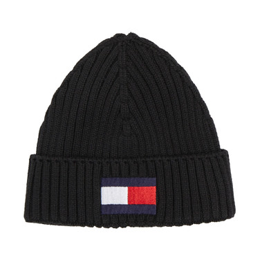 Fleece Big Flag Beanie Zwart