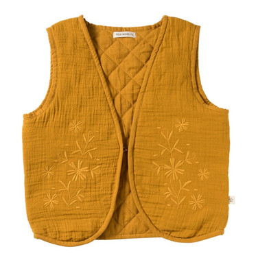 Muslin Poppy gilet Geel KL