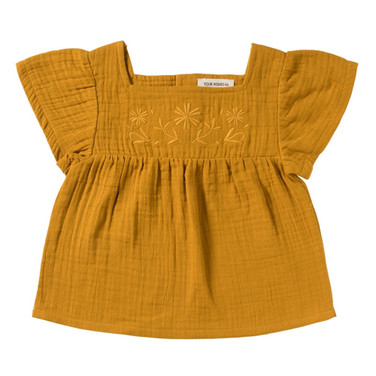 Muslin Parvati blouse Geel KL