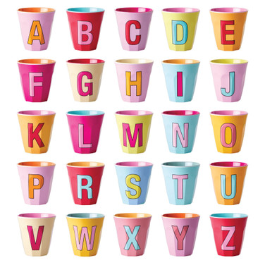 Melamine Full Alphabet A Roze KL