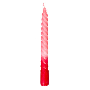 Twisted Candle Roze KL