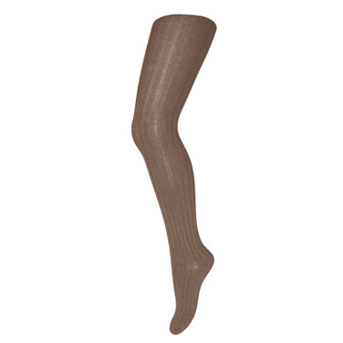 Cotton Rib Tights Bruin 1