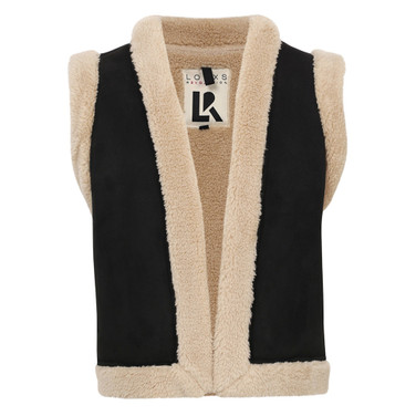 Teddy Waistcoat Zwart 1