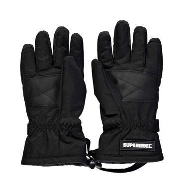 Nutz Ski Handschoenen Met Fleece Zwart 1