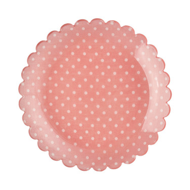 Cake Plate With Coral Roze