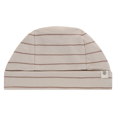baby hat Tiny striped Off White