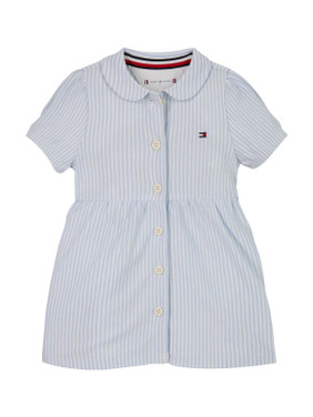 ITHICA STRIPE DRESS Licht Blauw