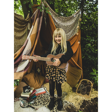 Little velvet flaire skirt Daisy Multi