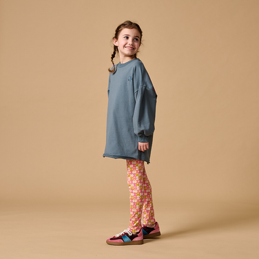 Sweater Dress Iconic Back Blauw