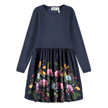 Credence Dress LS Nouveau Garden Paars