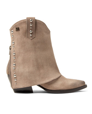 LA85740fango / Yara sleeve boots studs Grijs