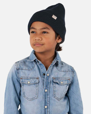 Kinabalu Beanie Donker Blauw