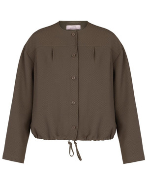 Selma waffle jacket Groen