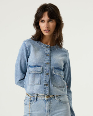 N260296 Ladies Jacket Licht Blauw