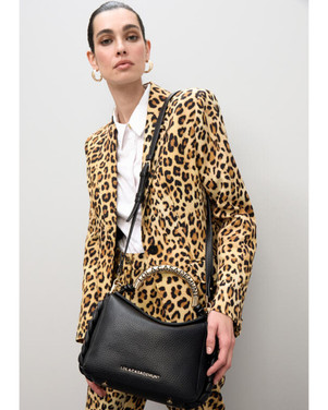 Crossbody Bag Twist Zwart 1