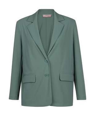 Portia bonded blazer Groen