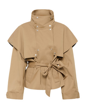KBDana Short Trench jacket Zand