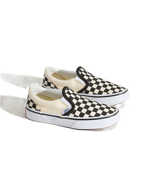 Classic Slip-On Checkerboard Black/Wht Zwart 1