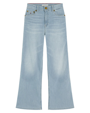 MABEL DENIM STRIPE JEANS Licht Blauw
