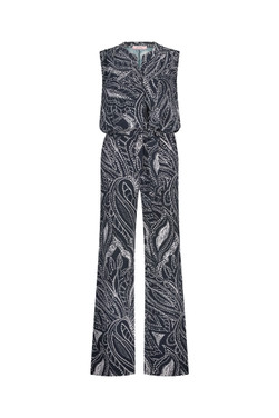 Ellis Summer Dot Jumpsuit Donker Blauw