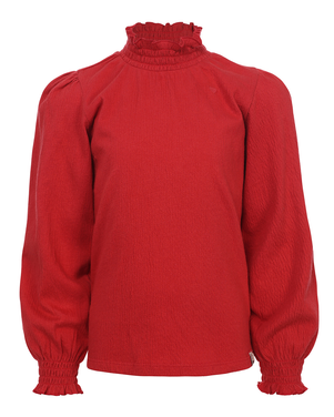 Little longsleeve t-shirt turtle Rood