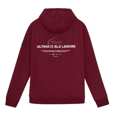Hoodie Rellix Chestprint Rood