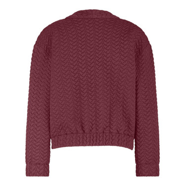 Josephine structure jacket Bordeaux