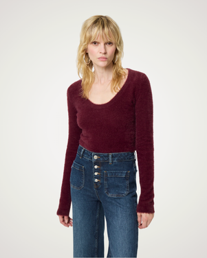 Kate Top Bordeaux