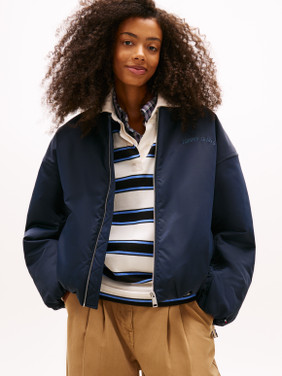 TJW Varsity Graphic Bomber Donker Blauw