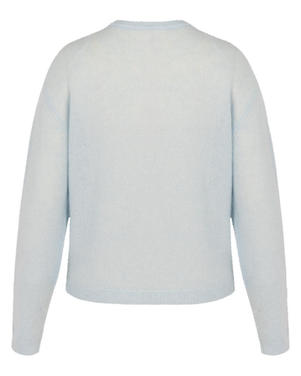 Bibi mohair cardigan Licht Blauw