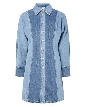 YASFARO LS DENIM DRESS Blauw