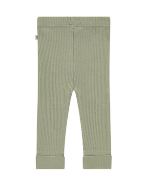 baby pants rib omslag spring Groen