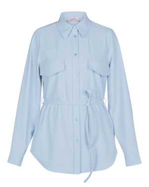 Bodil bonded jacket Licht Blauw